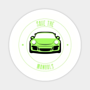 Save the Manuals Porsche 911 GT3 Magnet